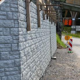 Mur de soutènement en béton armé